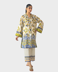 Z01 - Stitched 2 Piece Printed Lawn Co-ord Set Zlothes
